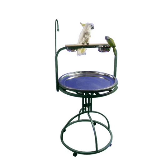 Play Stand with Toy Hook - Platinum 28" Diameter