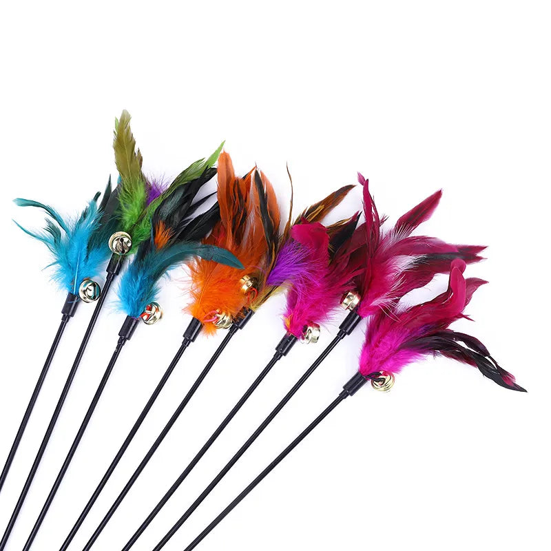 5 Pcs Kitty Feather Teasers