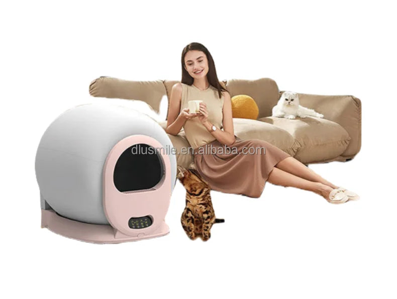 Customizable Self-cleaning Litter Box Odor Removal APP Control Safe Automatic Cat Litter Box For Multiple Cats