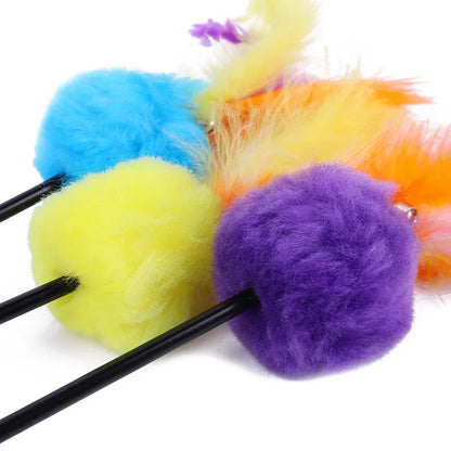 5 Pcs Kitty Feather Teasers