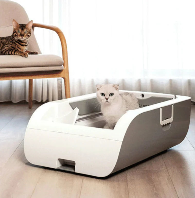 Automatic Cat Litter Box Smart App Control Self Cleaning Litter Boxes Cat Sandbox Electronic Pet Toilet Cat Supplies