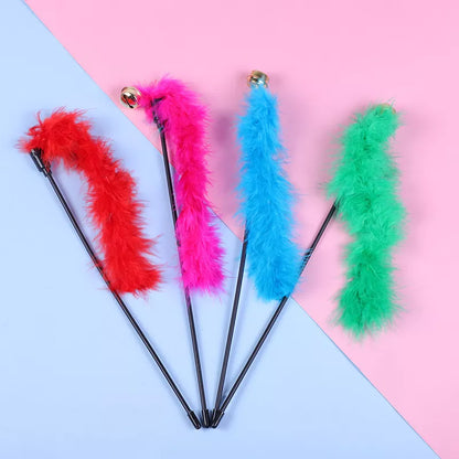 5 Pcs Kitty Feather Teasers