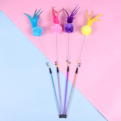 5 Pcs Kitty Feather Teasers