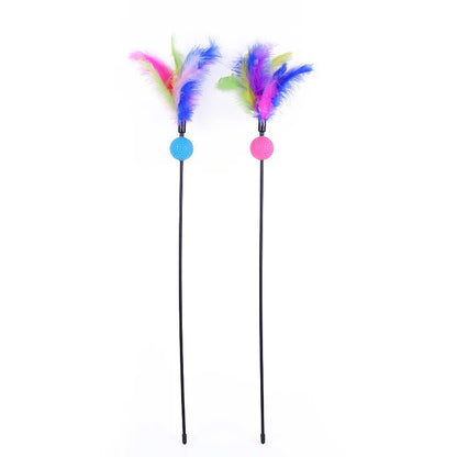 5 Pcs Kitty Feather Teasers