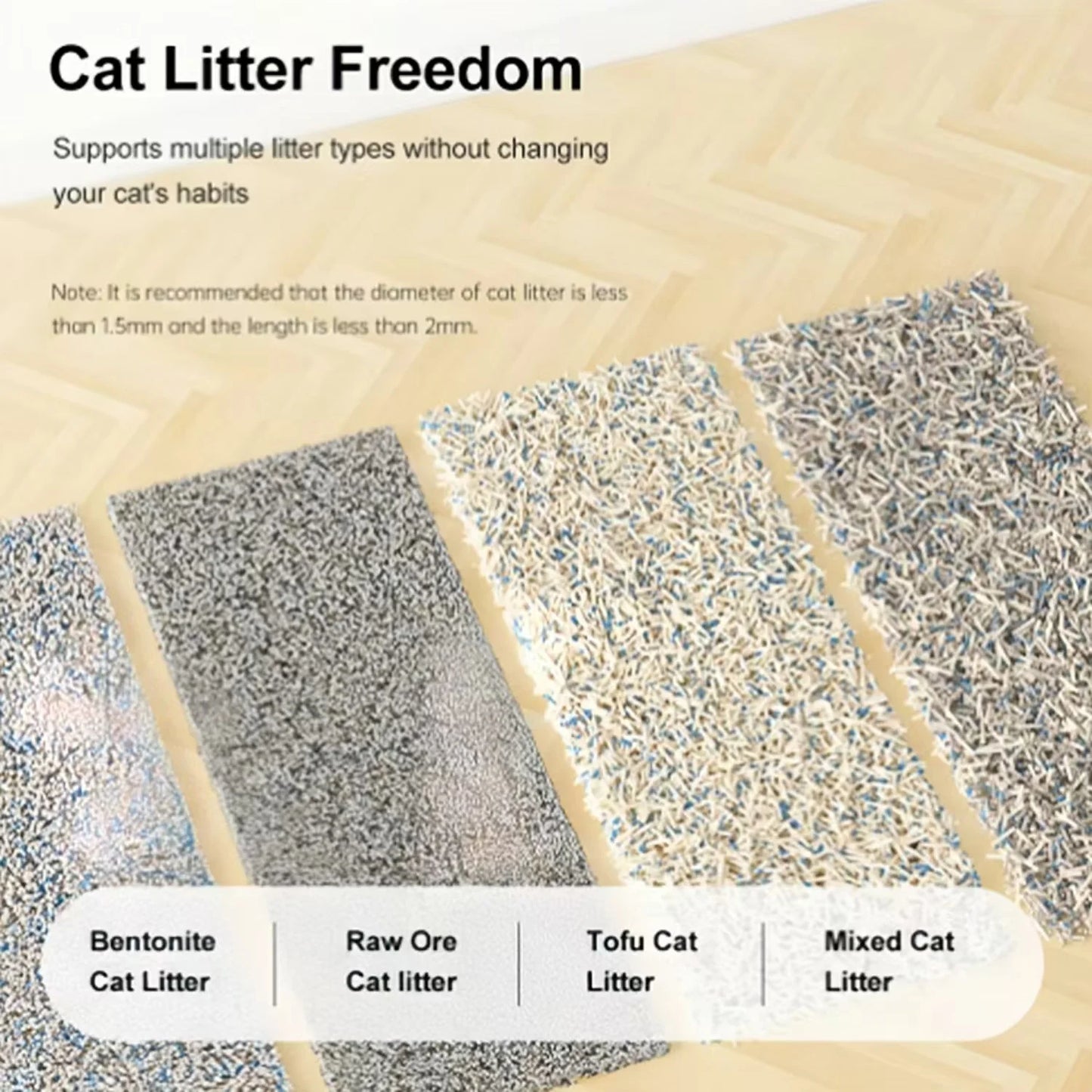 Cat Toilet App Control Self Semi-Closed Pet Cat Litter Box Wifi Connection Ultra-Quiet Automatic Cat Litter Box