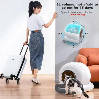 Factory Lowest Price App Control Intelligent Smart Self Cleaning Litter Box for Cats Automatic Cat Toilet Litter Box