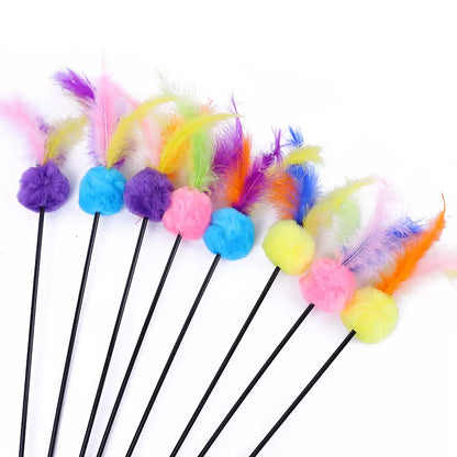 5 Pcs Kitty Feather Teasers