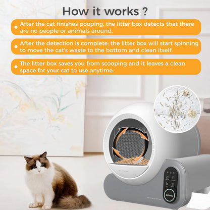 Intelligent Automatic Multiple Smart Cat Litter Box areneros para gatos Self Cleaning Litter Box for Cats Luxury Self-cleaning