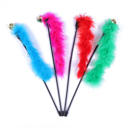 5 Pcs Kitty Feather Teasers