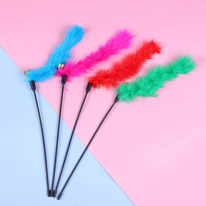 5 Pcs Kitty Feather Teasers