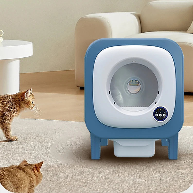 Customizable Luxury 72L Large Capacity Fully Automatic Self-Cleaning Cat Litter Box Mobile Phone Controlled