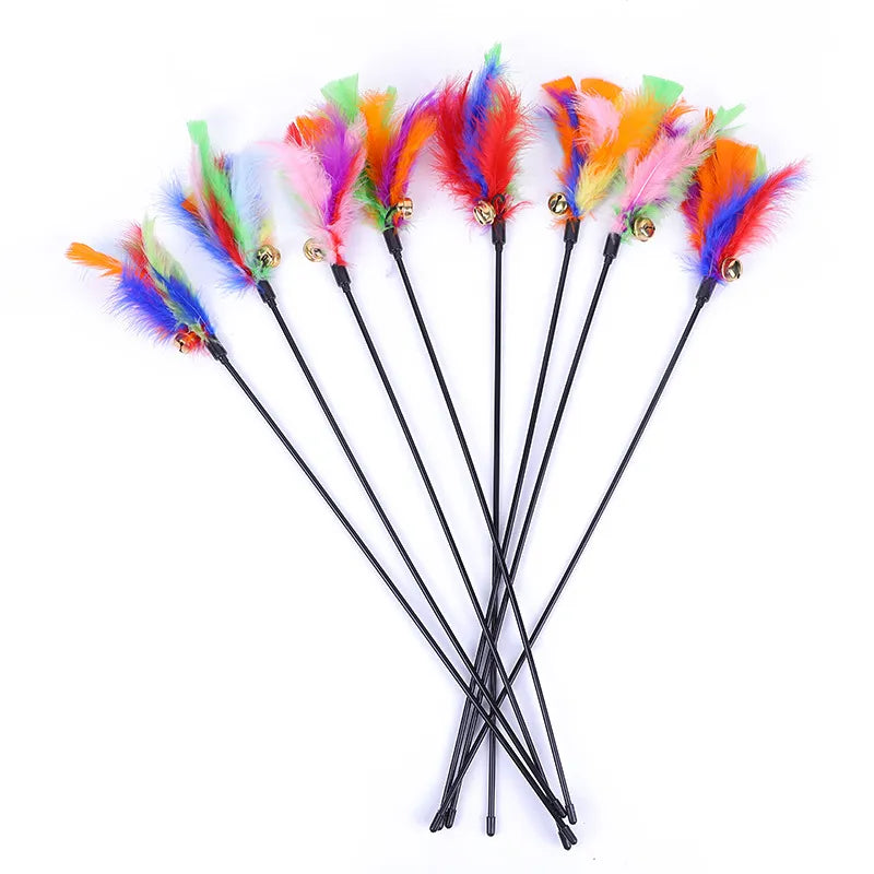 5 Pcs Kitty Feather Teasers