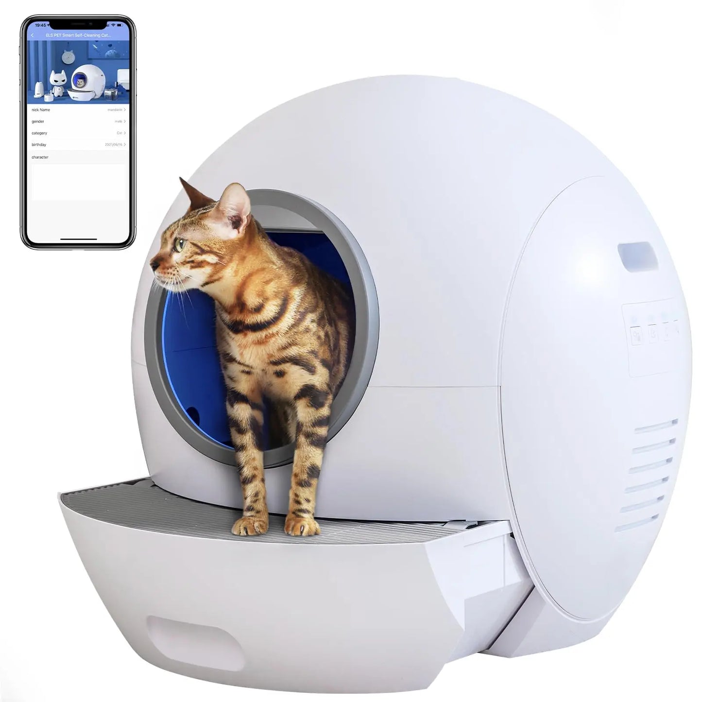 Automatic intelligent cat litter box Large cat toilet drawer type fully enclosed in addition to smell and anti-splash