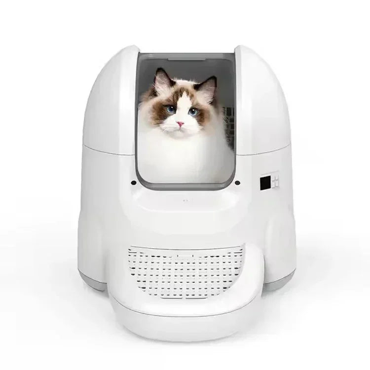 Electronic Pet Cat Litter Box Automatic Self Cleaning Wifi Connection Ultra-Quiet Automatic Cat Litter Box App Control Self