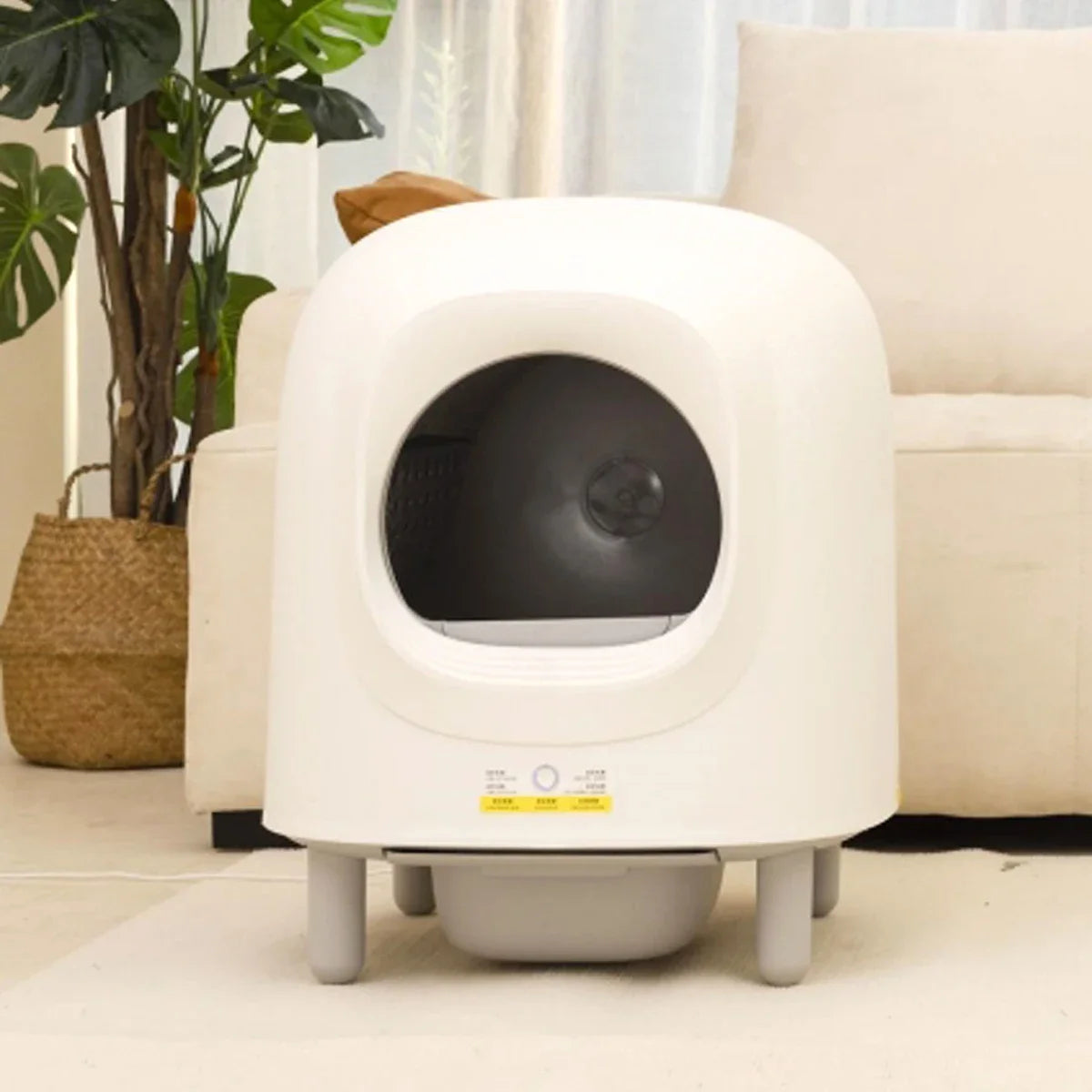 2024 New wn  Smart Cat Litter Box Automatic Cat Tray Pet Toilet APP Control Box Self-cleaning Pet Litter Box Cat Products