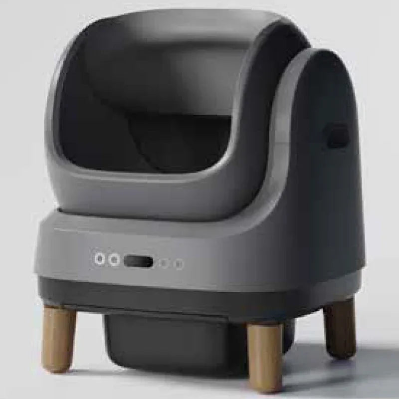 Open-Top Self-Cleaning Cat Litter Box With App Control