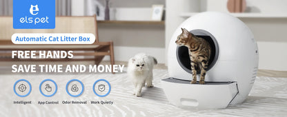 Automatic intelligent cat litter box Large cat toilet drawer type fully enclosed in addition to smell and anti-splash