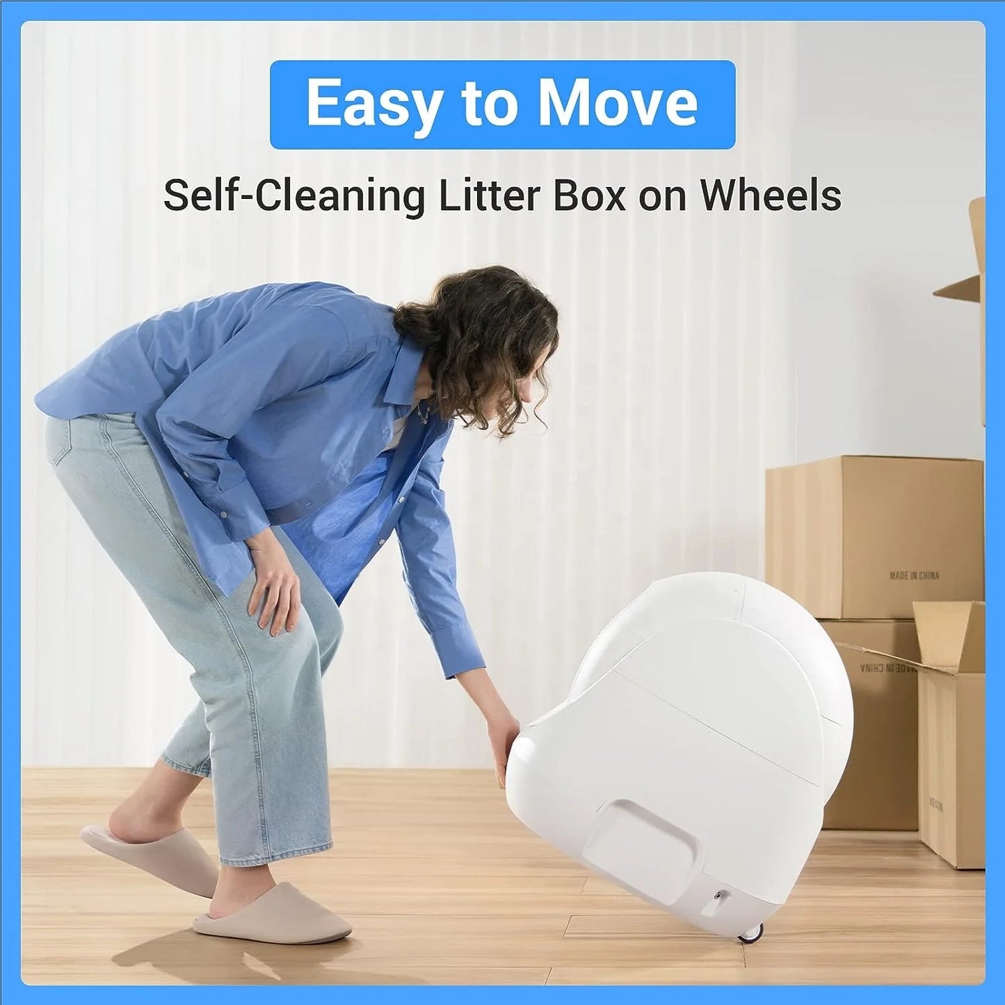 New Arrival Self-Cleaning Cat Litter Box for Multiple Cats with APP Odor Control Health Monitoring Smart Cat Litter Box