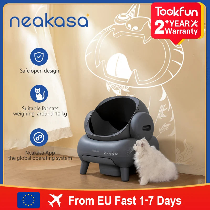 Neakasa M1 Neabot Open Self-Cleaning Automatic Smart Cat Litter Box - Android & IOS Compatible