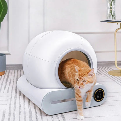 Hot sale app wifi  control automatic large capacity cat litter smart automatic box self-cleaning automatic cat litter toilet