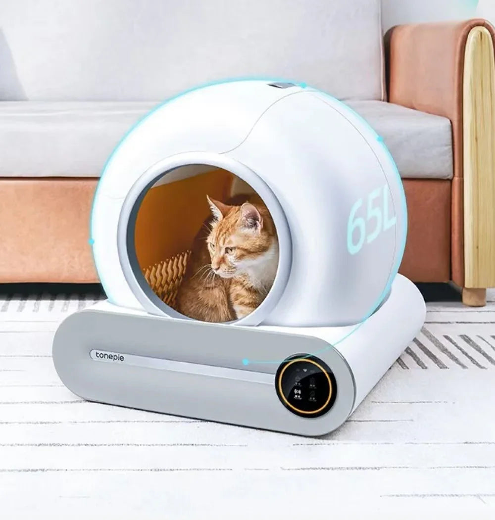 Lowest Price APP Control Intelligent Smart Self Cleaning Litter Box For Cats Automatic Cat Toilet Litter Box