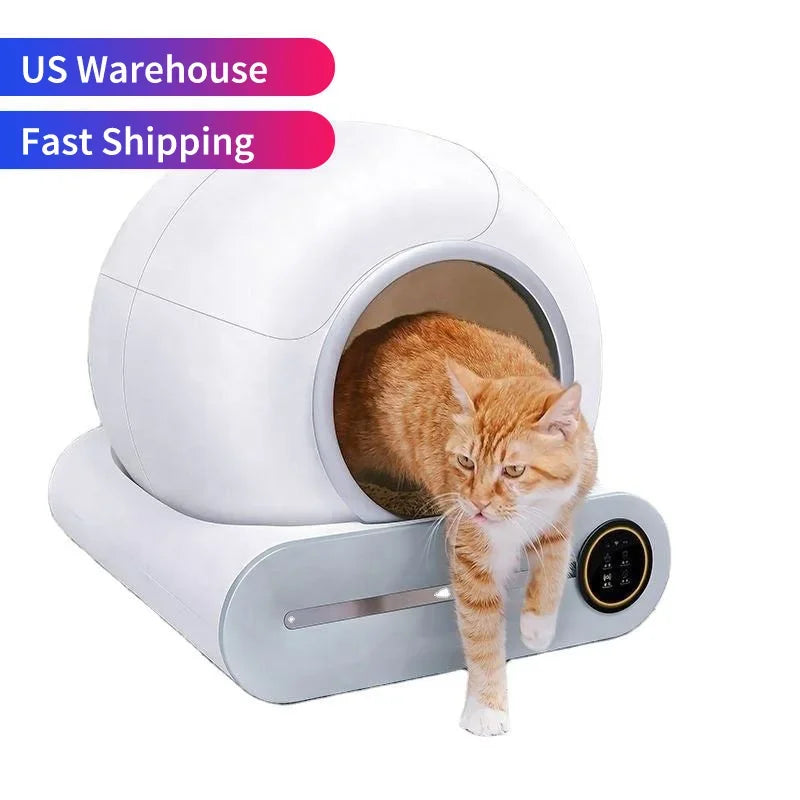 Lowest Price APP Control Intelligent Smart Self Cleaning Litter Box For Cats Automatic Cat Toilet Litter Box