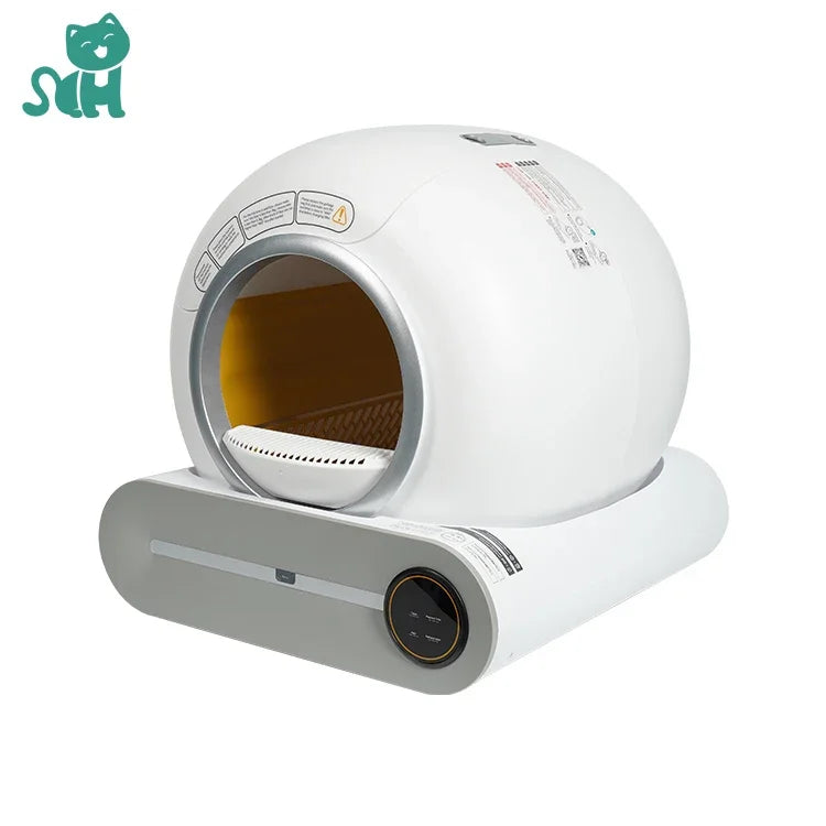 Factory Direct Sale Smart Cat Potty Closed  Self Cleaning Supplier Luxury Pet Automatic Cat Litter Box