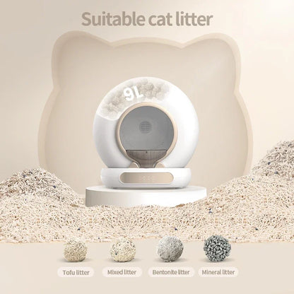 New arrival factory electric automatic cat toilet self cleaning litter box for cats