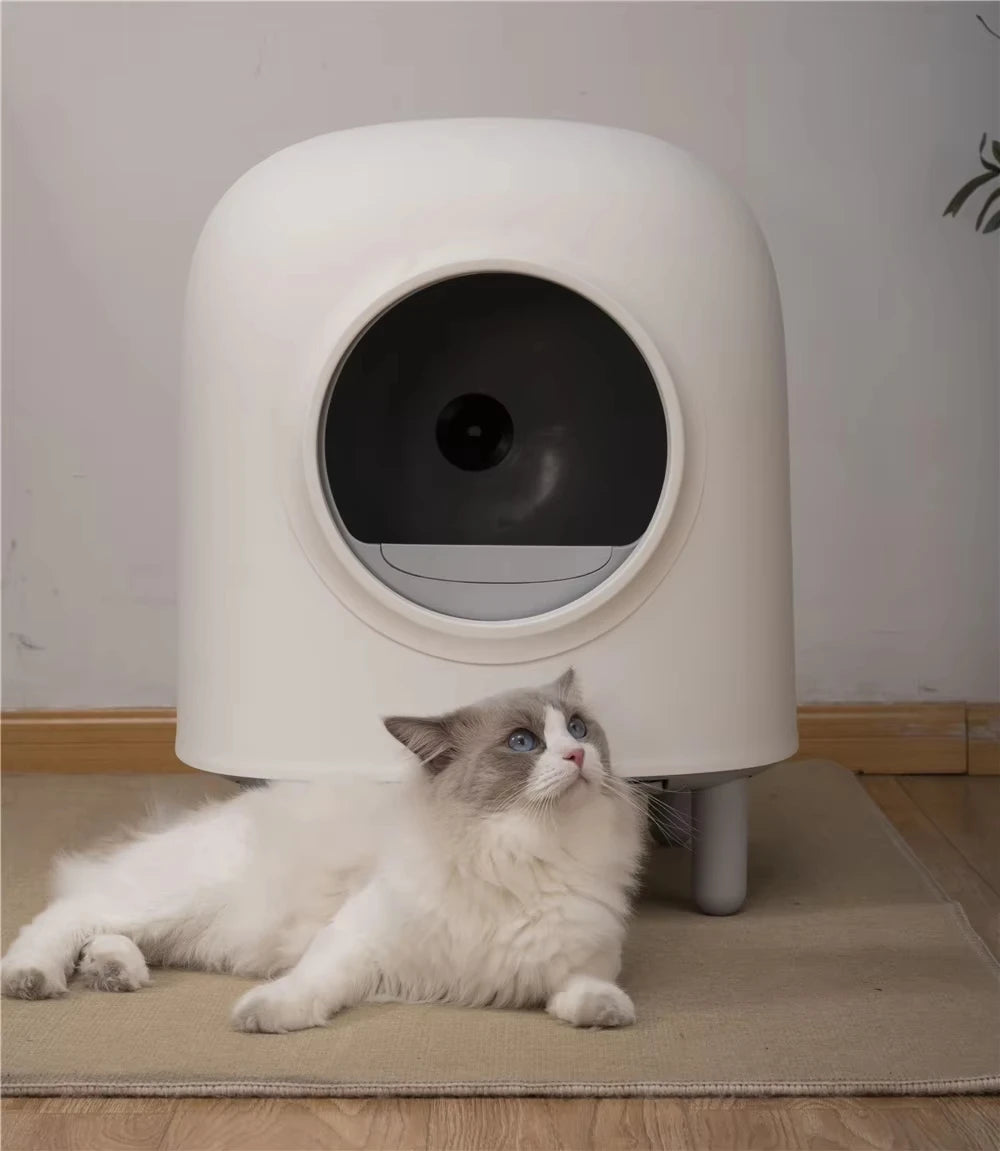 Large Smart litter box APP control automatic smart litter box areneros para gatos cat self-cleaning litter box