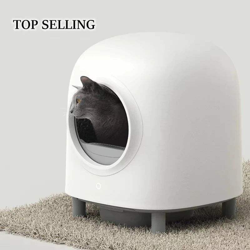 Large Smart litter box APP control automatic smart litter box areneros para gatos cat self-cleaning litter box