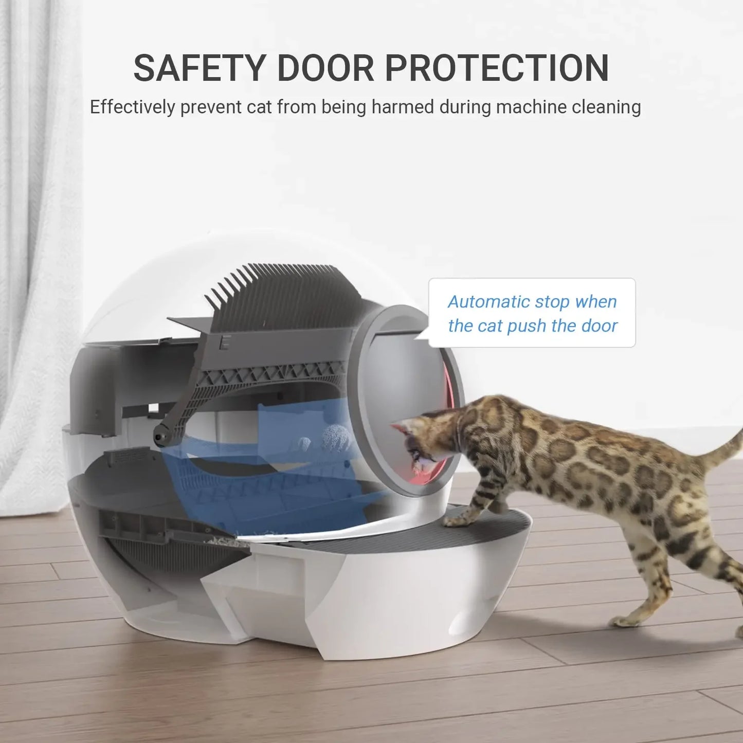 Automatic intelligent cat litter box Large cat toilet drawer type fully enclosed in addition to smell and anti-splash