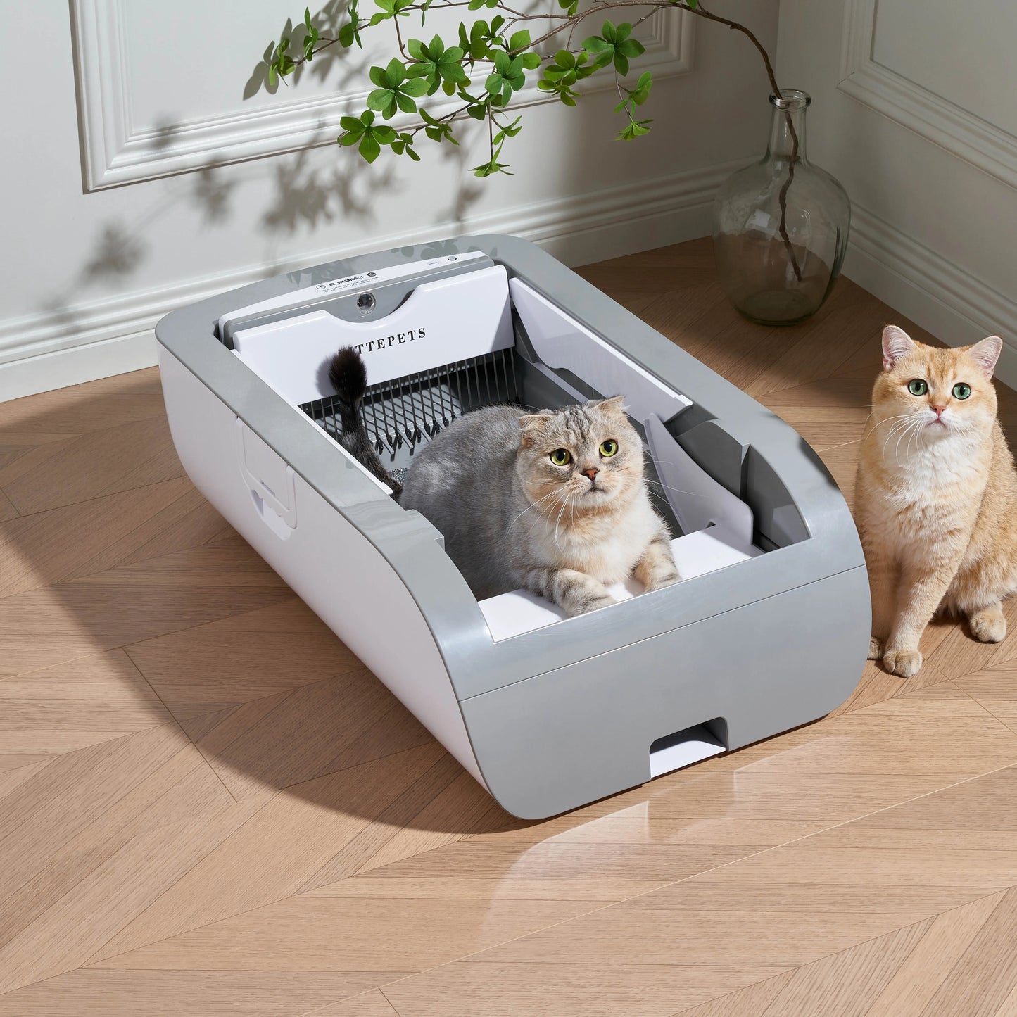 Pet Supplies Smart Cat Box Battery Version Self Cleaning Cat Toilet