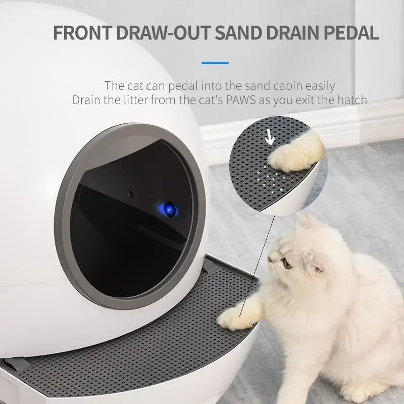 Automatic intelligent cat litter box Large cat toilet drawer type fully enclosed in addition to smell and anti-splash