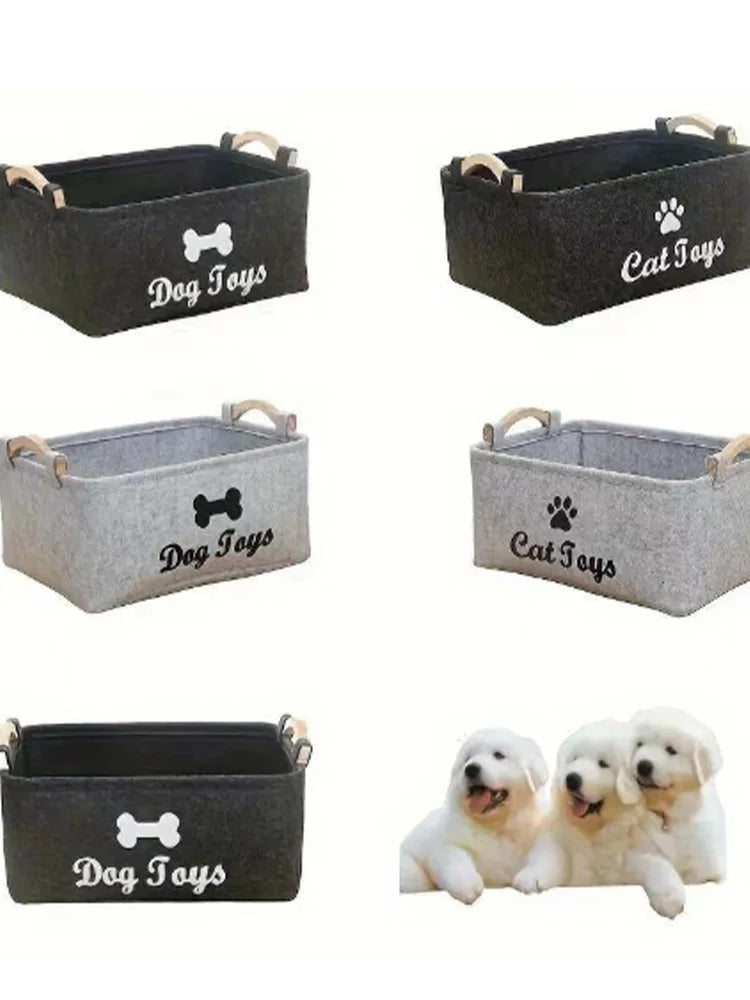 Pet Toy Storage Basket