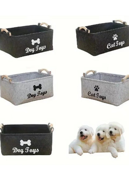 Pet Toy Storage Basket