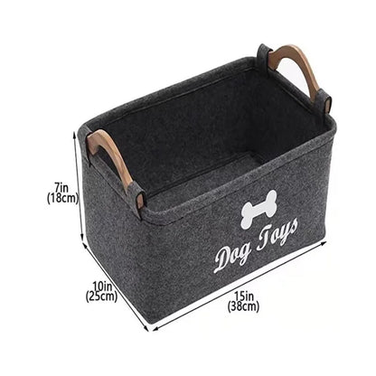 Pet Toy Storage Basket