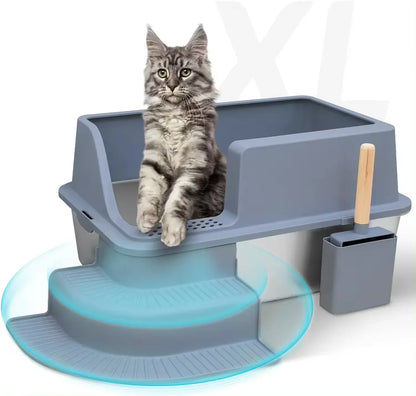 High Quality Smart Cat Litter Box Enclosed Stainless Steel & Plastic with High Absorption for Pet Cleaning