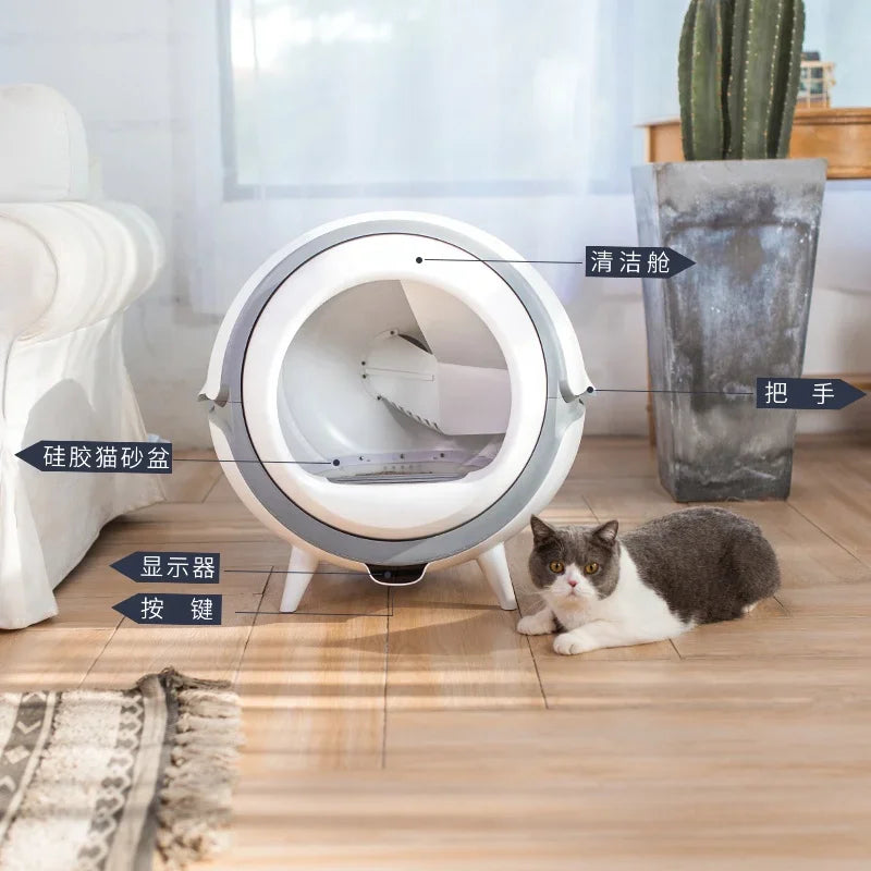 Lowest Price APP Control Intelligent Smart Self Cleaning Litter Box For Cats Automatic Cat Toilet Litter Box