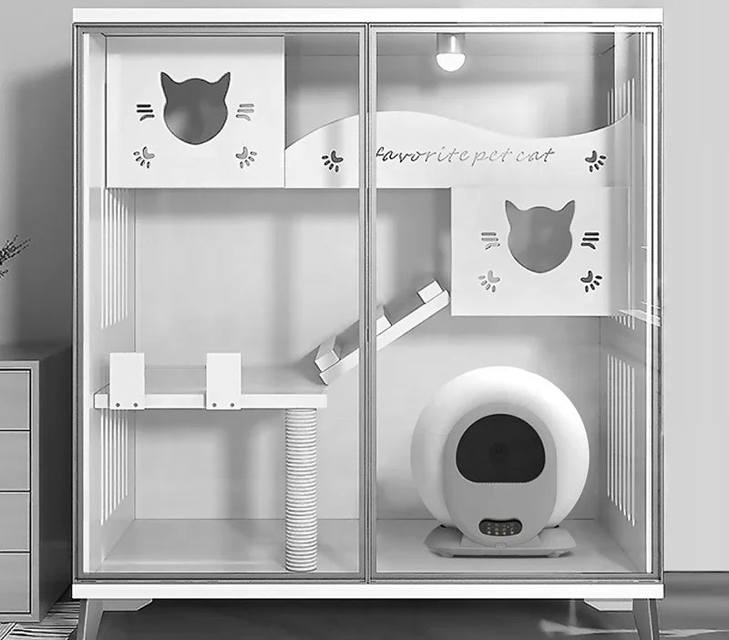 Customizable Self-cleaning Litter Box Odor Removal APP Control Safe Automatic Cat Litter Box For Multiple Cats